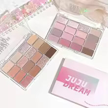 Love the 16-color eye shadow plate, pearlescent matte lying silkworm, brighten the low-saturated earth color daily makeup